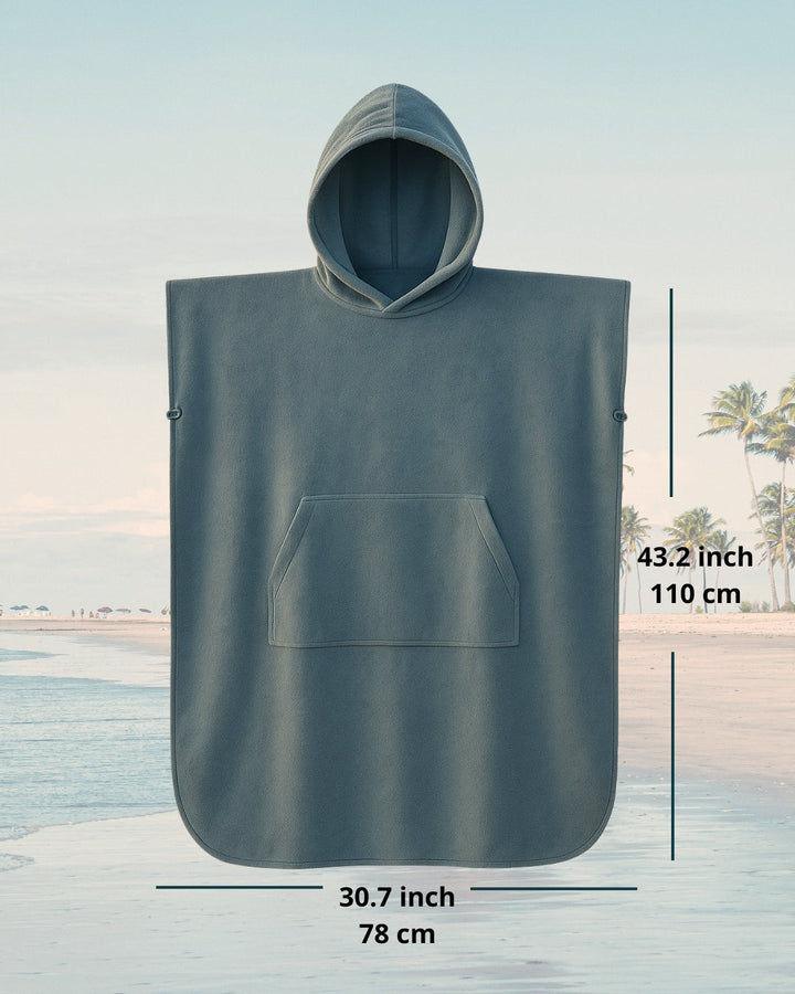 Melanie | Damen Sommer Strand Poncho Kleid