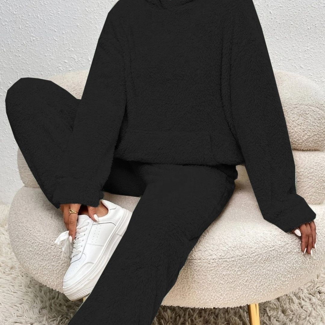 Karin | Damen Frühlings Cozy Kapuzen-Loungewear-Set