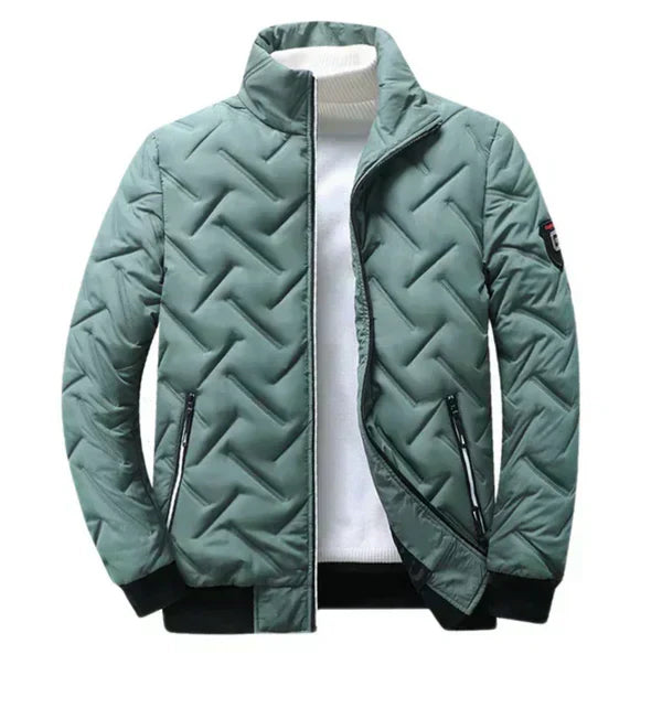 Theo | Herren Gefütterte Jacke mit Stehkragen