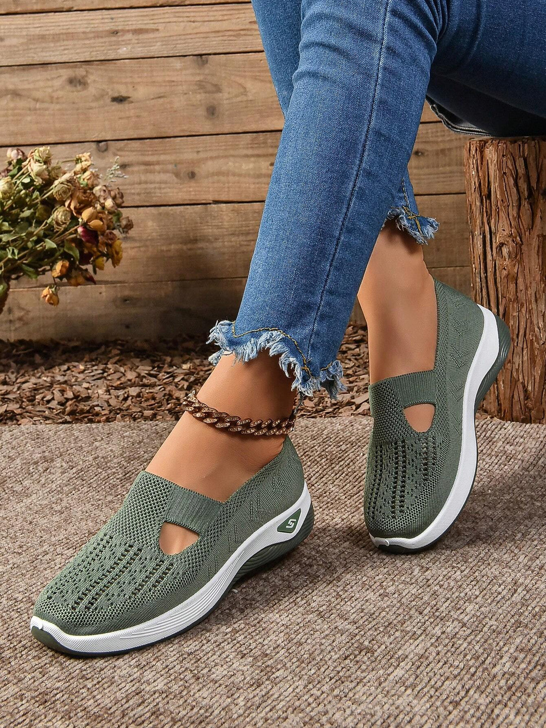 Maja | Damen Slip-On Casual Gehschuhe