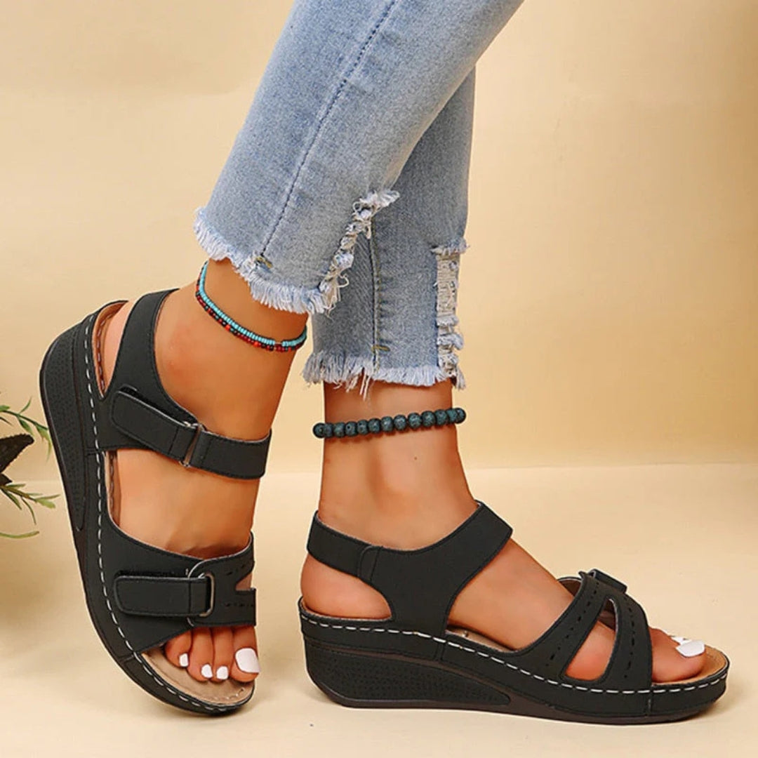 Kathrin Orthopedic Strap Platform Sandals