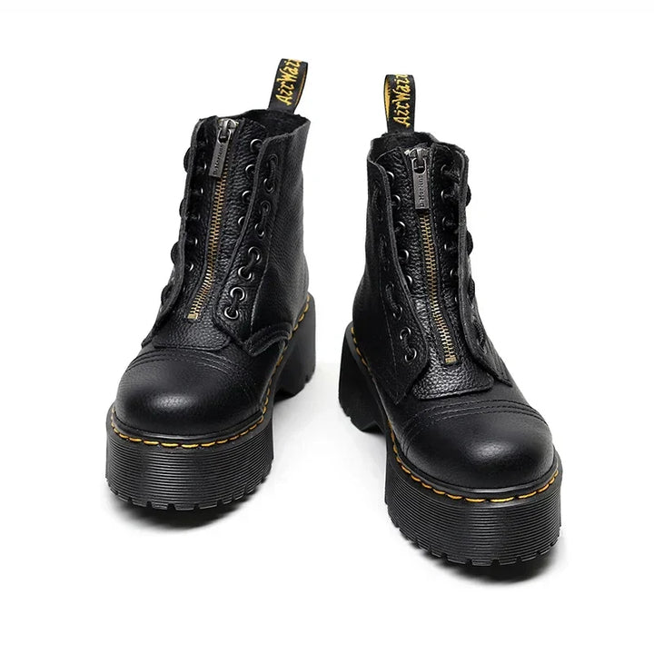 Franziska | Damen Modische Stiefeletten mit dicker Sohle