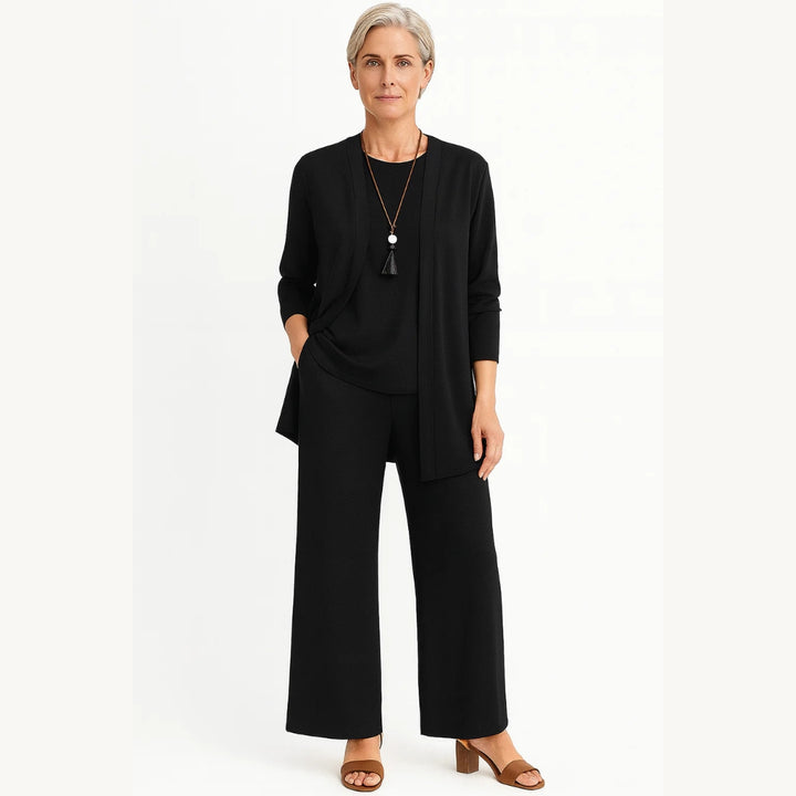 Kirsten | Damen Minimalistisches Dreiteiliges Lounge Set