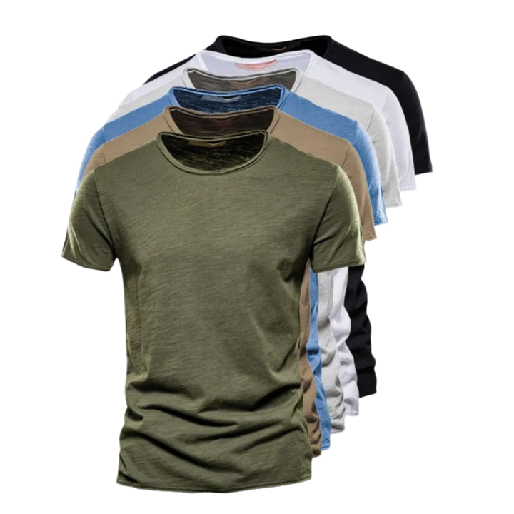 Roland | Herren Klassischer Rundhals Freizeit T-Shirt