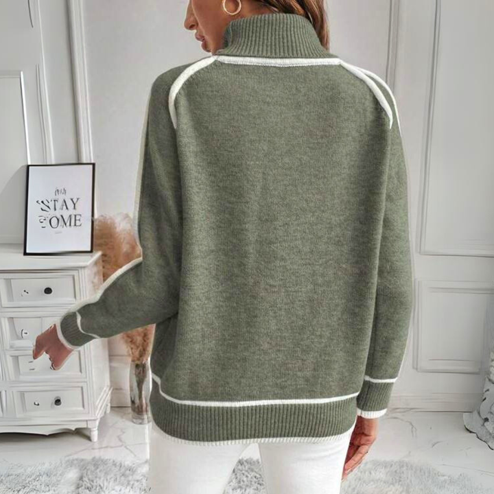 Doris | Damen Lässiger Strickpullover mit lockerer Passform