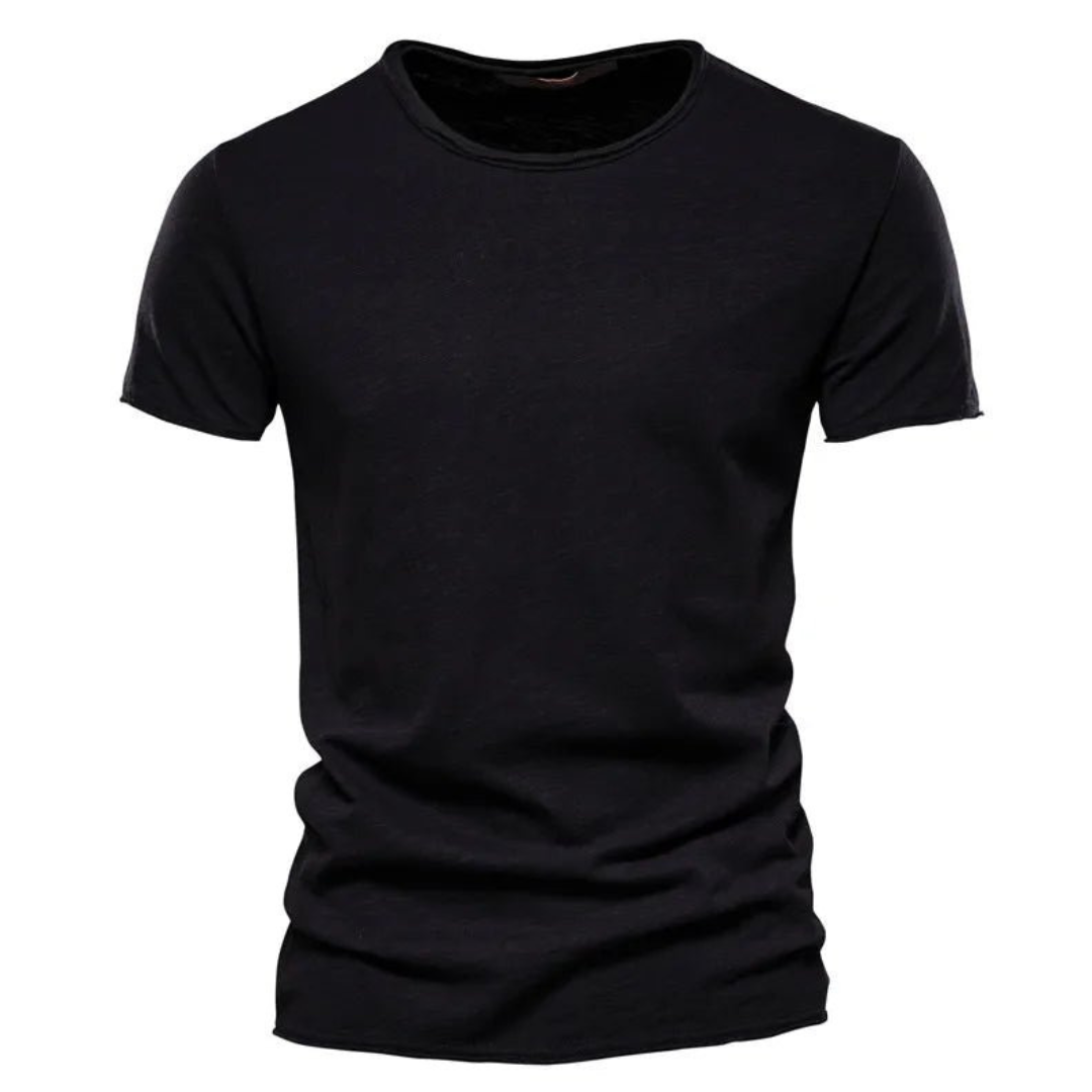 Roland | Herren Klassischer Rundhals Freizeit T-Shirt