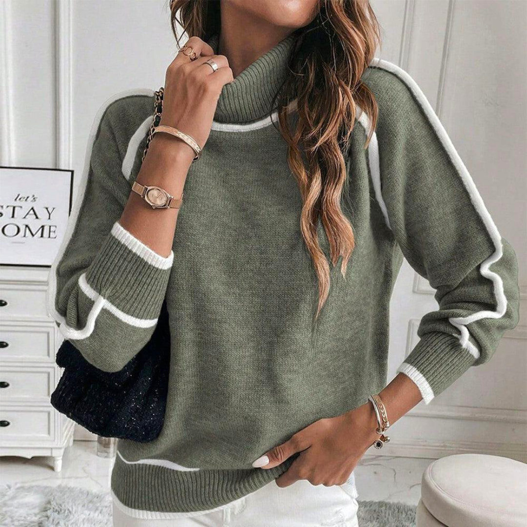 Doris | Damen Lässiger Strickpullover mit lockerer Passform