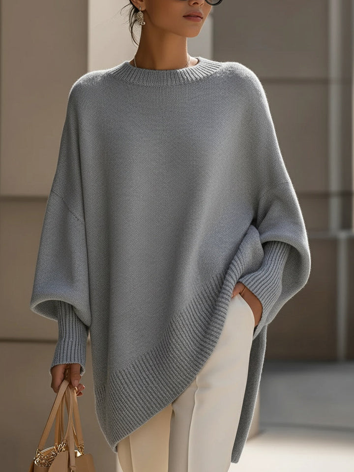 Jasmin | Damen Oversize Pullover Stil Kurze Top