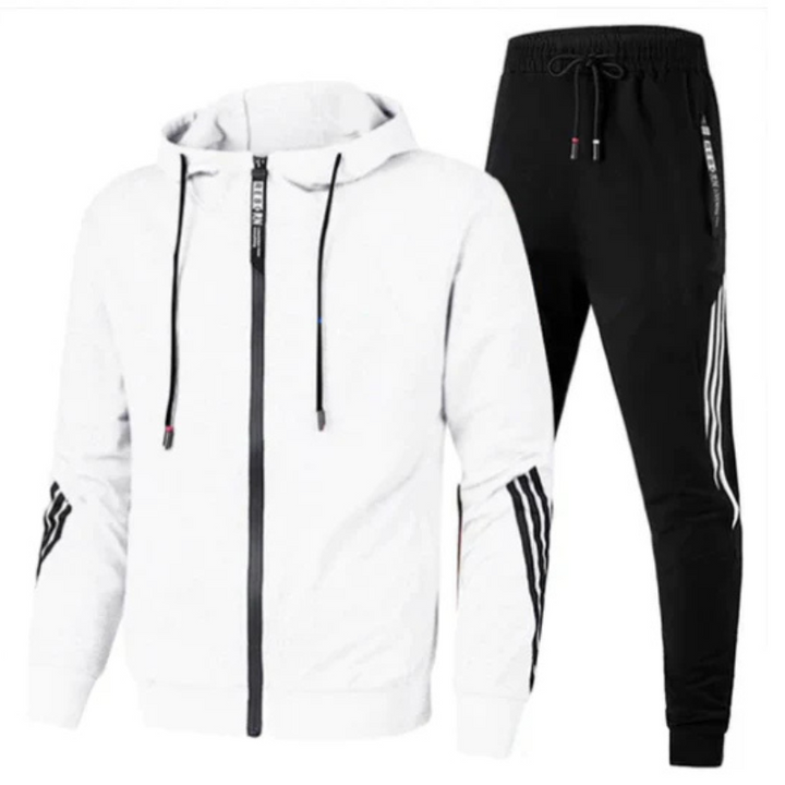 David | Herren Modernes Streetwear-Hoodie-Set