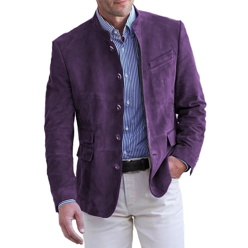 Anton | Herren Eleganter Freizeitblazer mit Knopfverschluss
