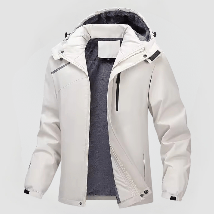 Hendrik | Herren Winterjacke mit Kapuze und Reißverschluss