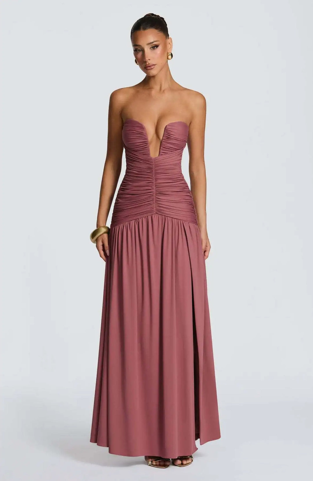 Jacqueline | Damen Kleid für Hochzeitsgäste mit Herzausschnitt