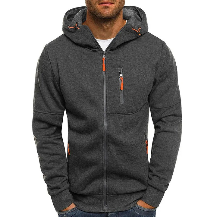 Alexander | Herren Freizeitjacke mit Kapuze und Taschen