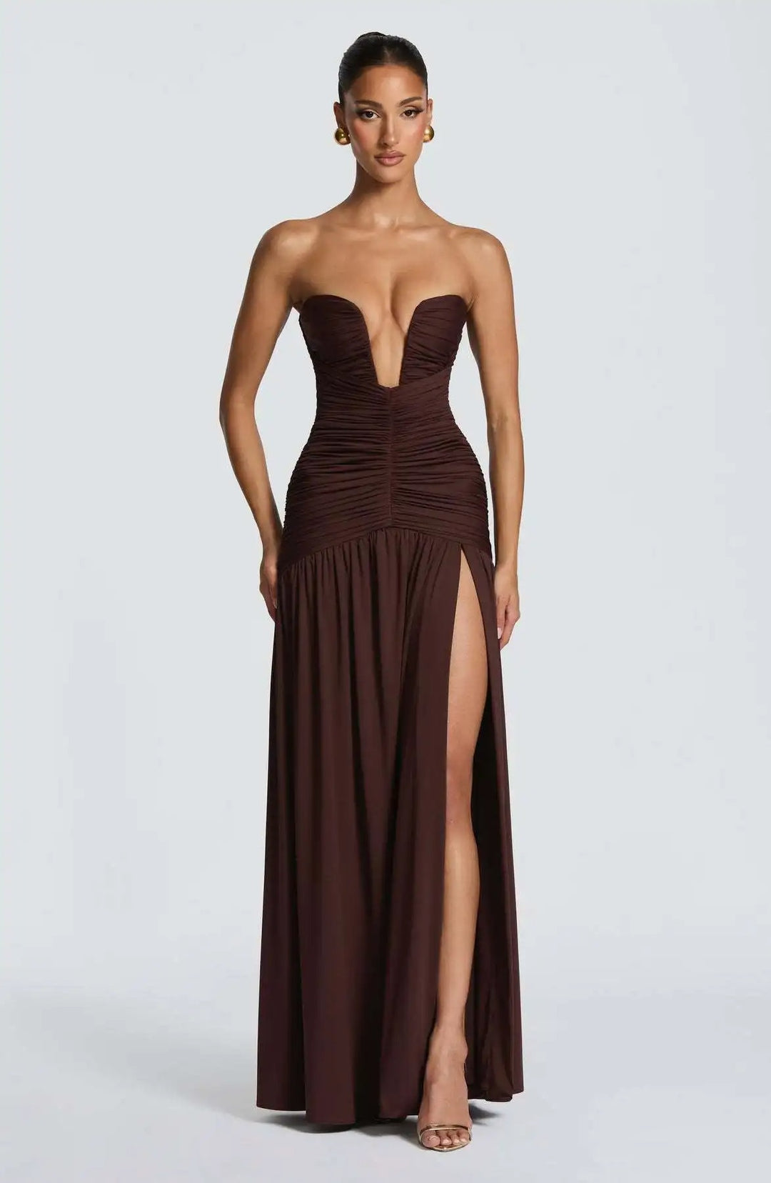 Jacqueline | Damen Kleid für Hochzeitsgäste mit Herzausschnitt
