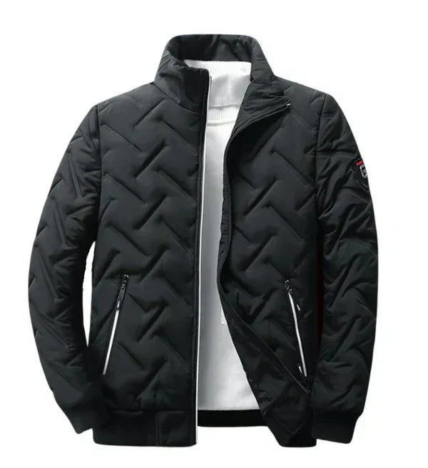 Theo | Herren Gefütterte Jacke mit Stehkragen
