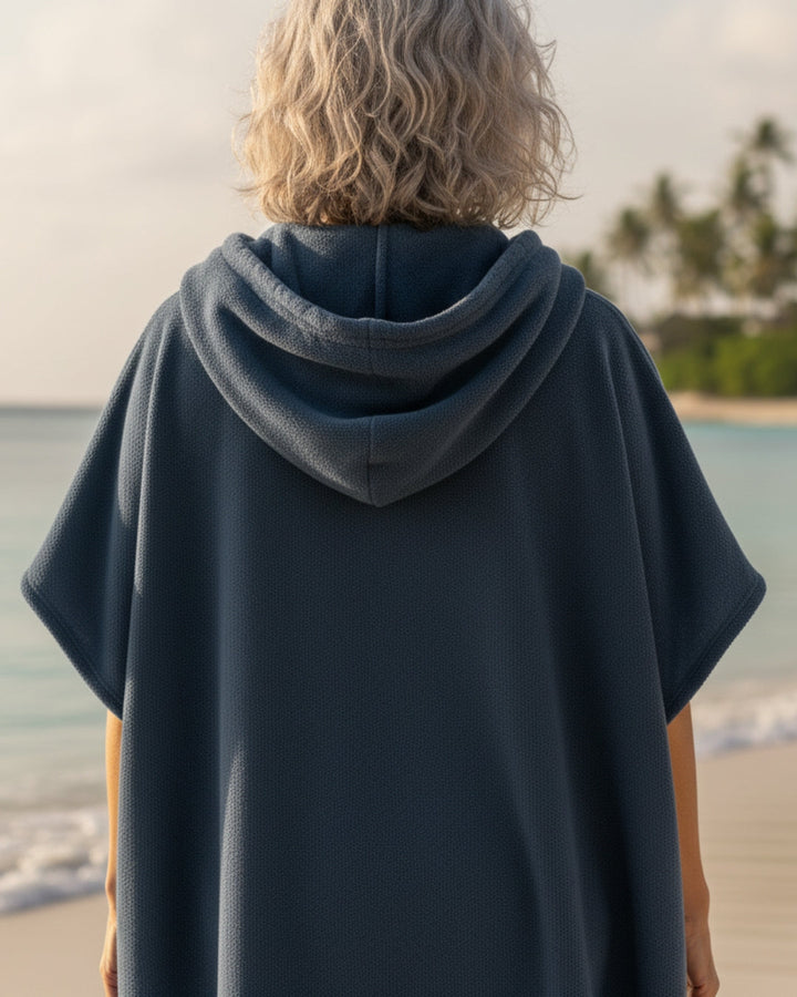 Melanie | Damen Sommer Strand Poncho Kleid