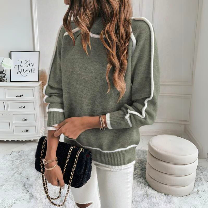 Doris | Damen Lässiger Strickpullover mit lockerer Passform