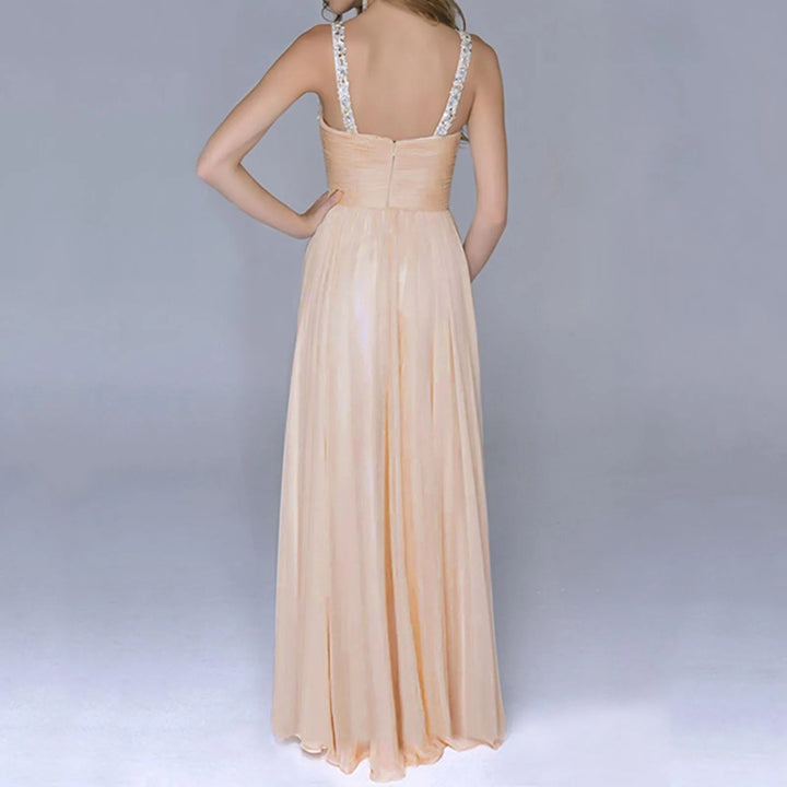 Elke | Damen Hochzeitsgast Verziertes Maxikleid