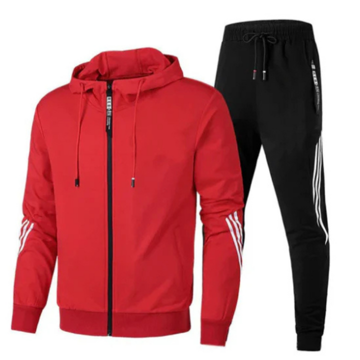 David | Herren Modernes Streetwear-Hoodie-Set