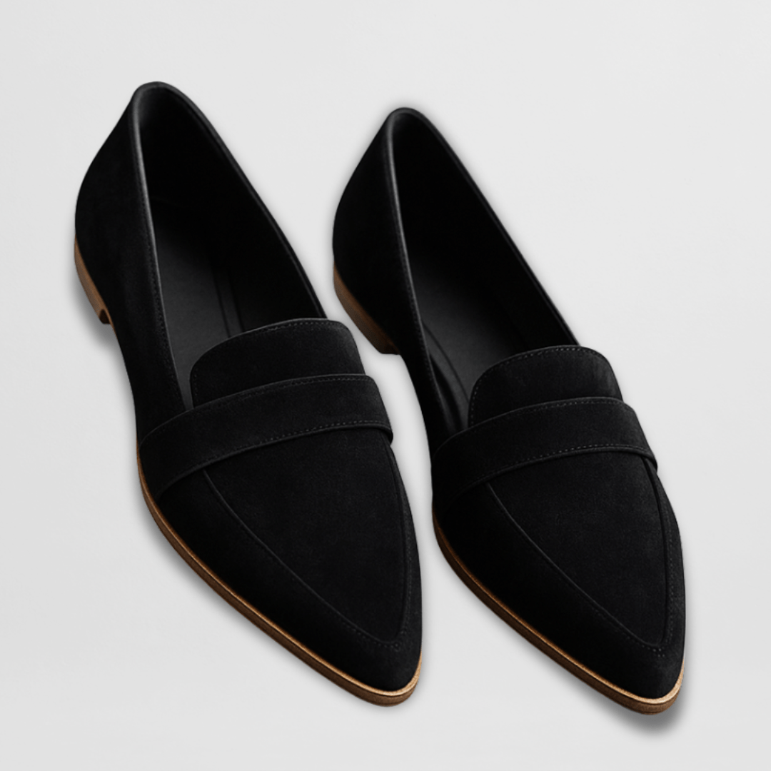 Annika | Damen Orthopädische Spitz Zulaufende Loafer