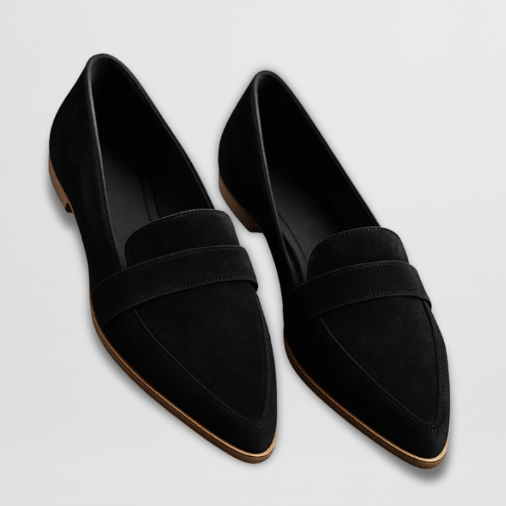 Annika | Damen Orthopädische Spitz Zulaufende Loafer
