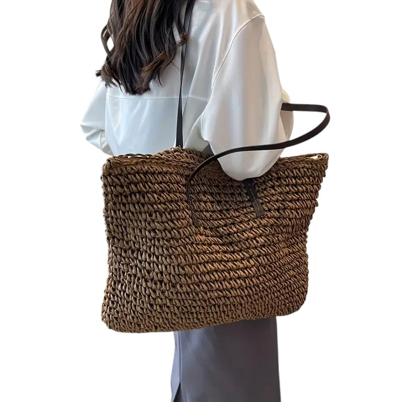 Laura | Damen geräumige Strandtasche