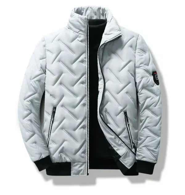 Theo | Herren Gefütterte Jacke mit Stehkragen
