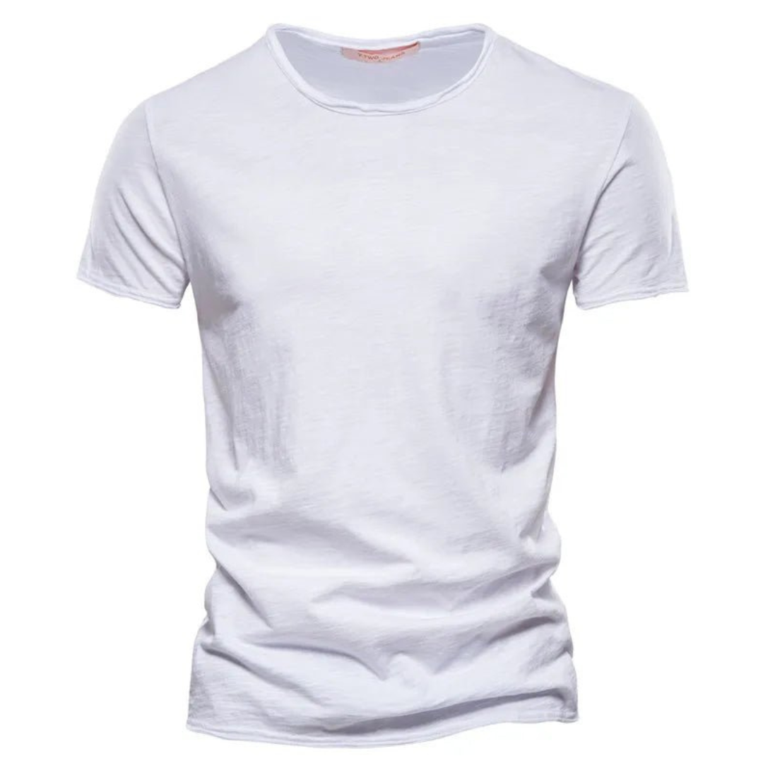 Roland | Herren Klassischer Rundhals Freizeit T-Shirt