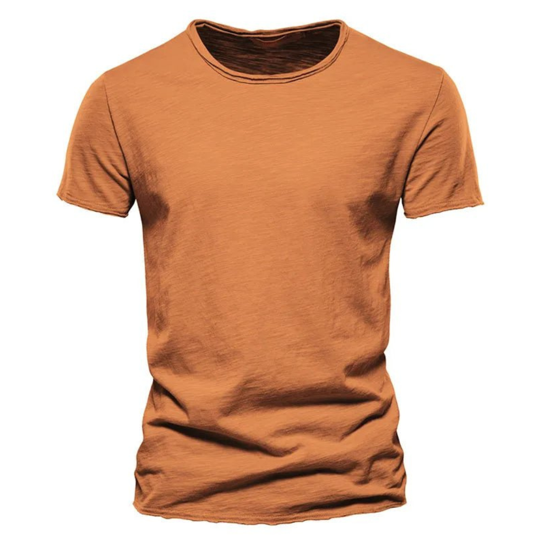 Roland | Herren Klassischer Rundhals Freizeit T-Shirt
