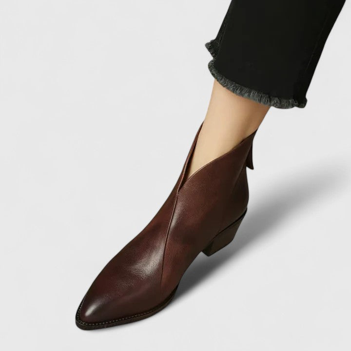 Nicole | Elegante Stiefeletten mit Blockabsatz