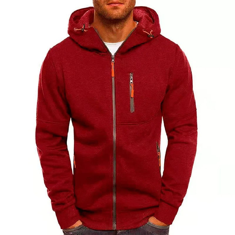 Alexander | Herren Freizeitjacke mit Kapuze und Taschen