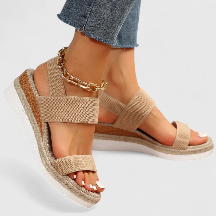 Bettina | Damen Orthopädische Plattform Riemen Sandalen