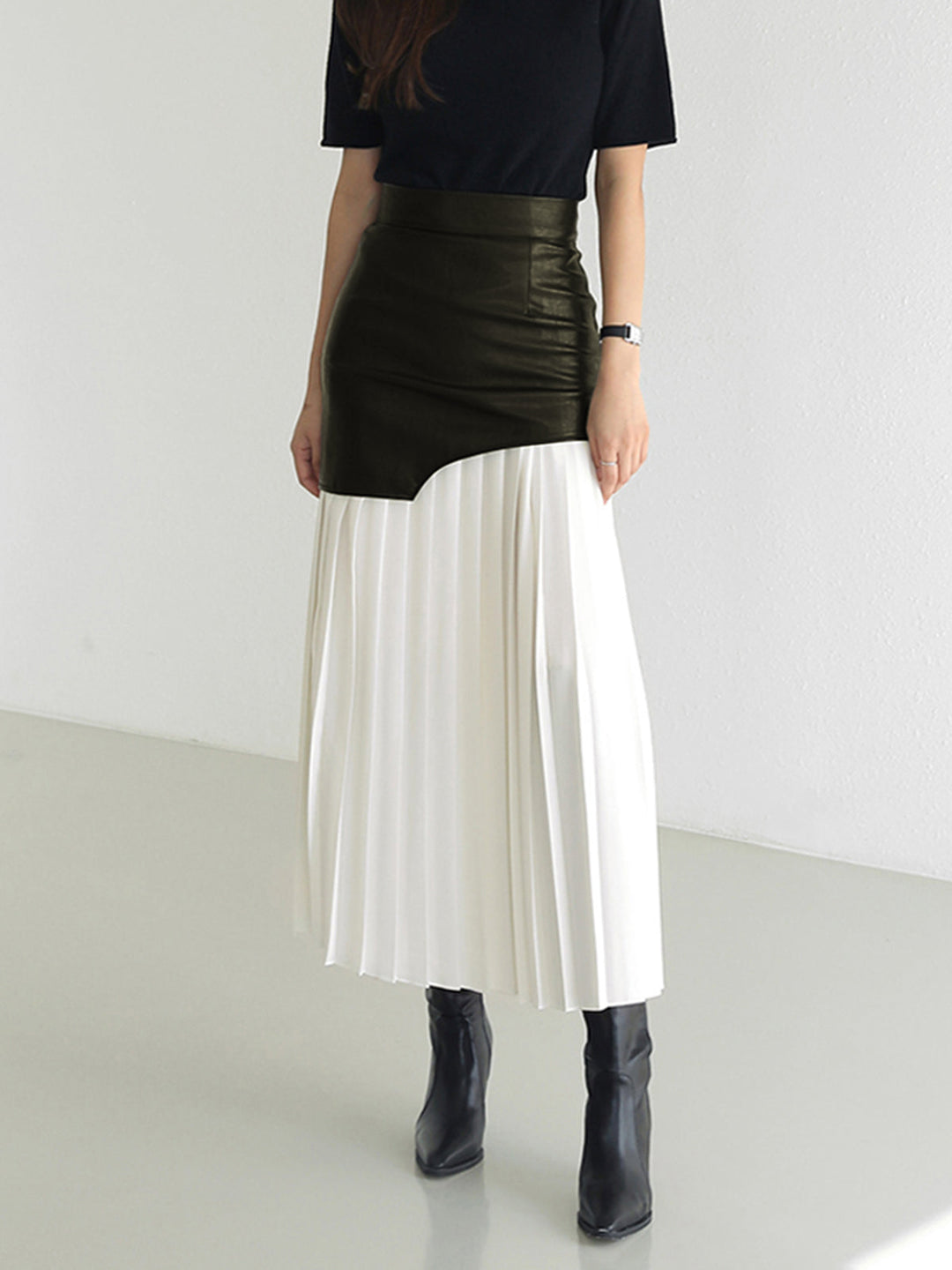 Doris | Damen Sommer Asymmetrischer Midi Rock