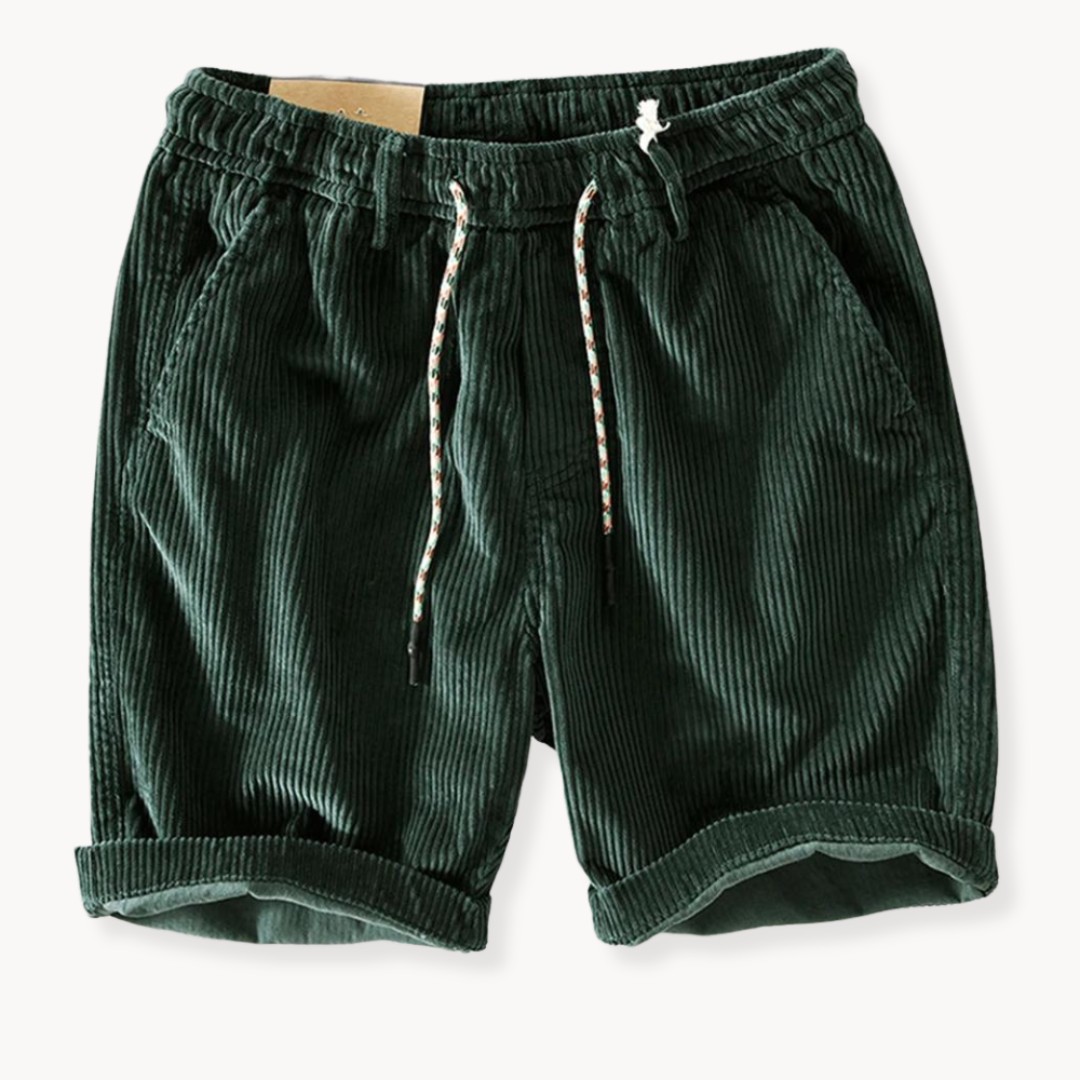 Elias | Herren Elastischer Bund Kordelzug Freizeit-Shorts