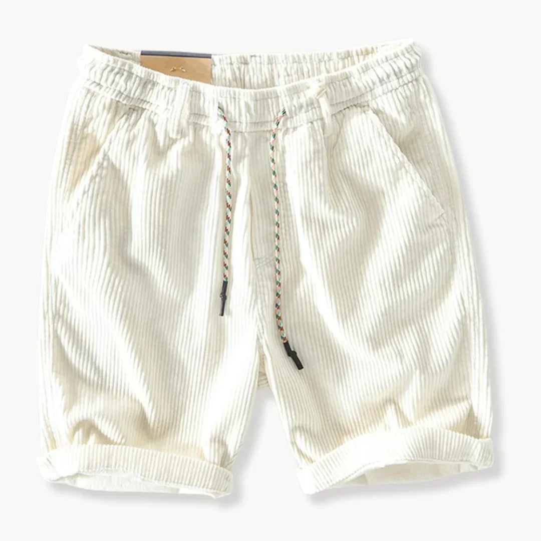 Elias | Herren Elastischer Bund Kordelzug Freizeit-Shorts