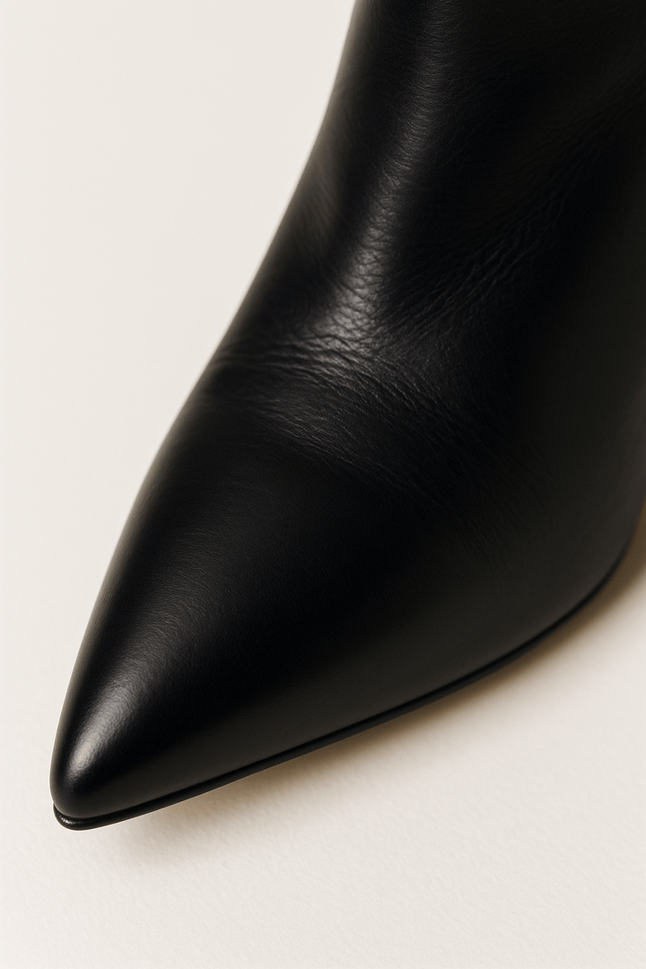 Franziska | Damen Stiefel mit Kroko-Muster und quadratischem Absatz