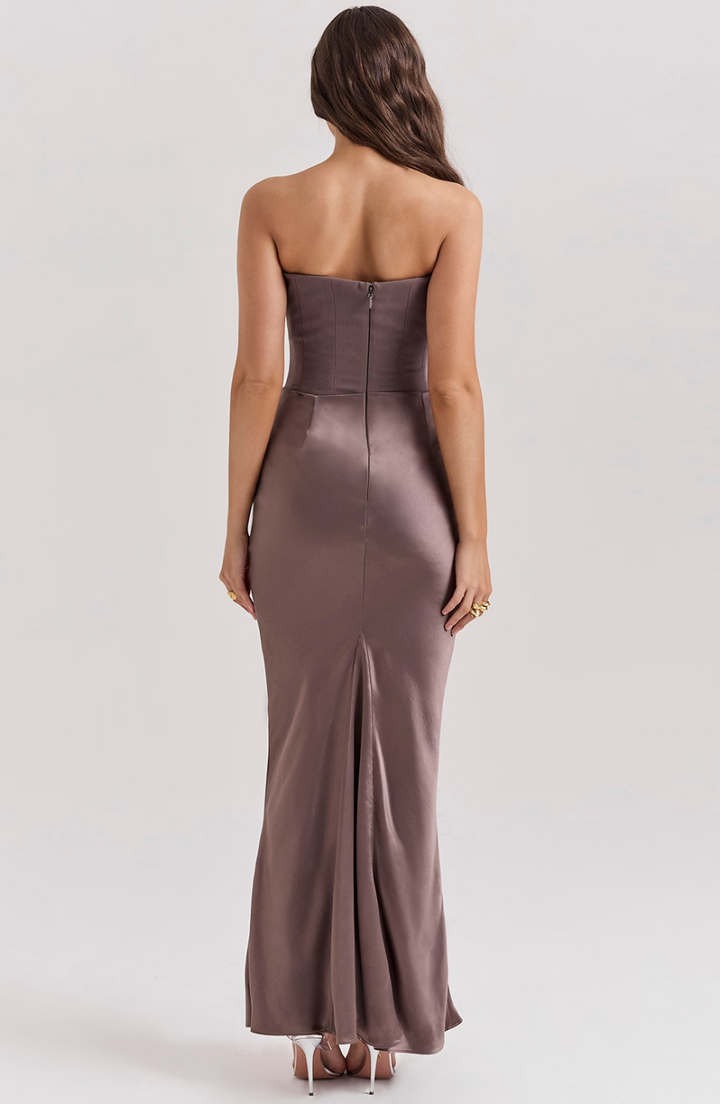 Elfriede | Damen Langes Bodycon-Kleid für formelle Hochzeitsgäste