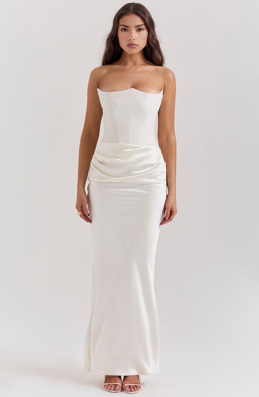 Elfriede | Damen Langes Bodycon-Kleid für formelle Hochzeitsgäste