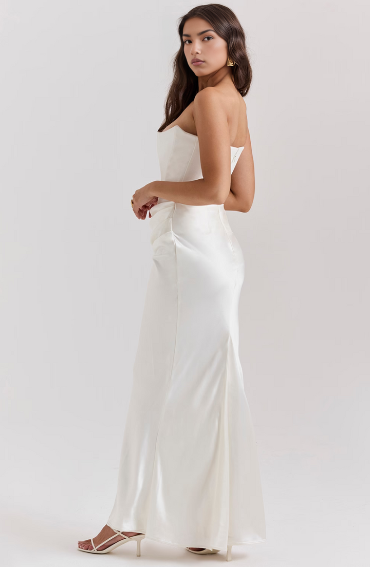 Elfriede | Damen Langes Bodycon-Kleid für formelle Hochzeitsgäste