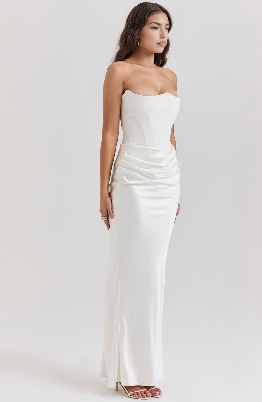 Elfriede | Damen Langes Bodycon-Kleid für formelle Hochzeitsgäste