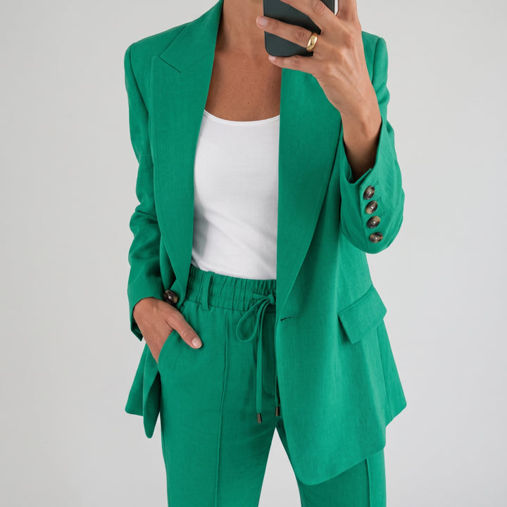 Amelie | Damen Tailliertes Business Anzug Set