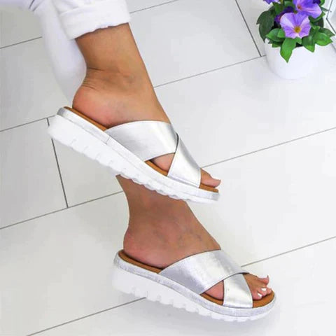 Nicole | Damen Sommer Orthopädische Stil Sandalen