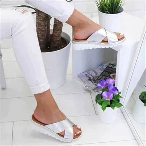 Nicole | Damen Sommer Orthopädische Stil Sandalen