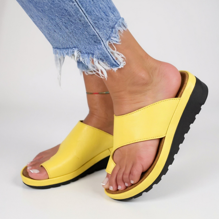 Karin | Damen Sommer Orthopädische Zehentrenner-Sandalen