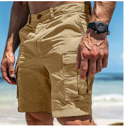 Bruno | Herren Outdoor Utility Cargo Shorts mit Taschen