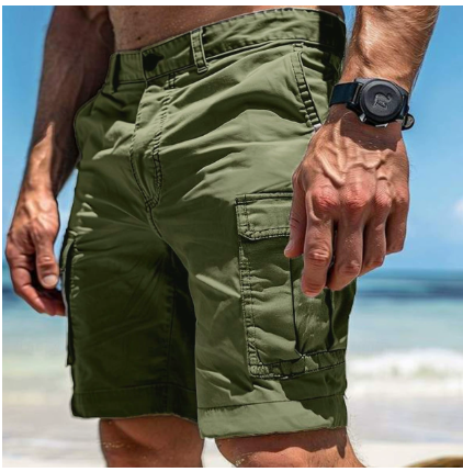 Bruno | Herren Outdoor Utility Cargo Shorts mit Taschen
