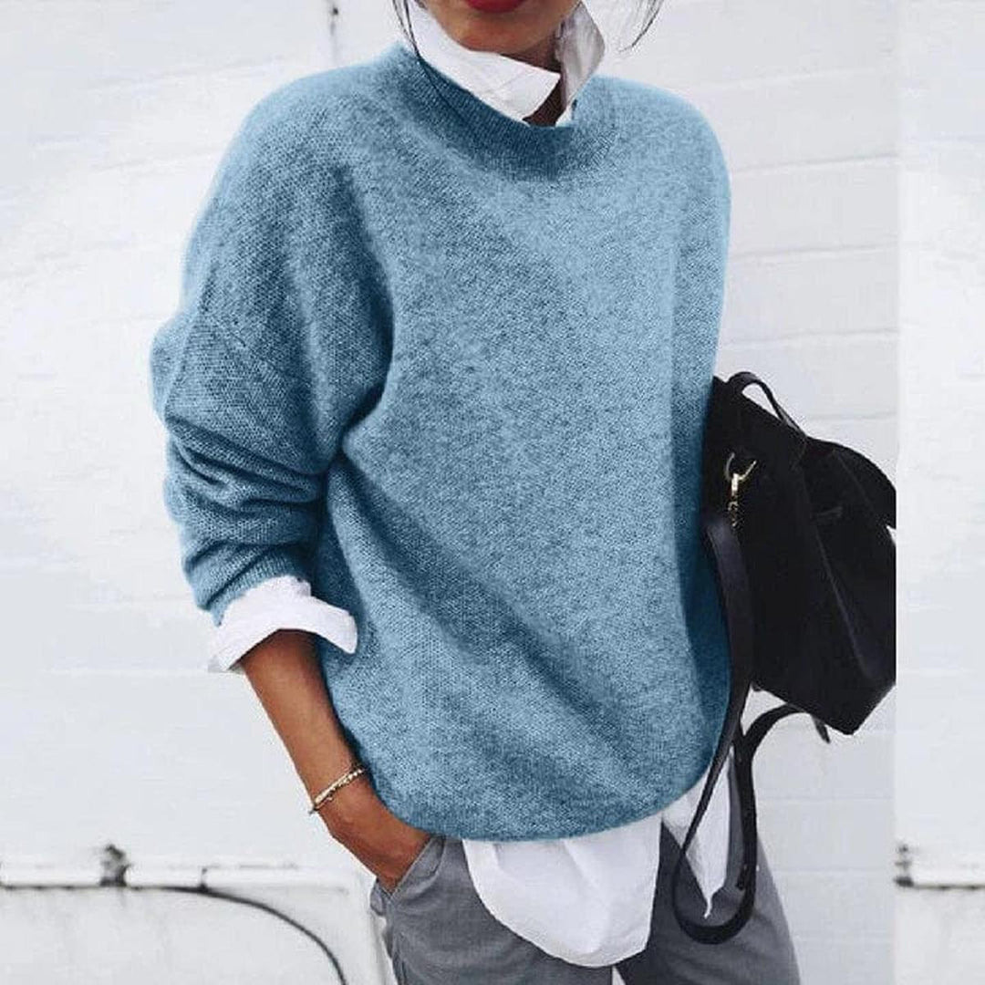 Isabella | Damen Lässiger Locker geschnittener Pullover