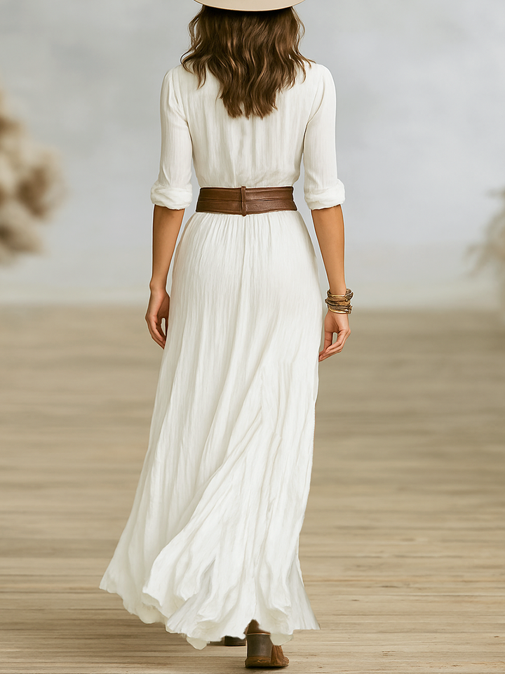 Britta | Damen Chic Elegantes Maxikleid