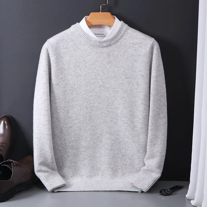 Christian | Herren Frühlings Klassischer Rundhals Pullover