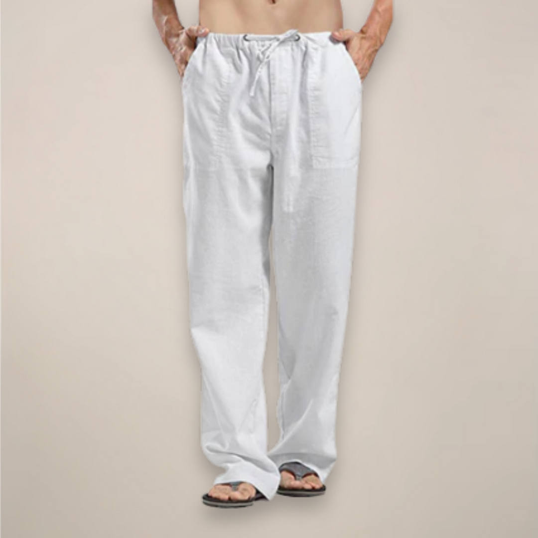 Matthias | Herren Relaxed Fit Hose mit Kordelzug Casual